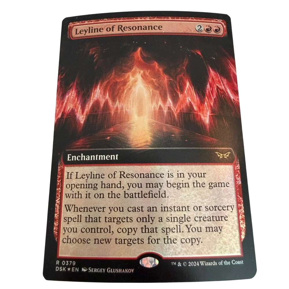 Magic The Gathering MTG Leyline of Resonance #379 Borderless Foil Rare DSK NM